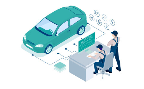 車検・点検業務の強化イメージMaintenance.c-SS+
