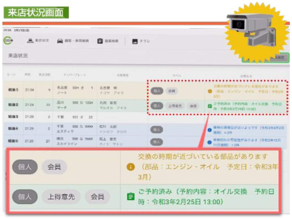 車番読み取り機連携画面Maintenance.c SS+